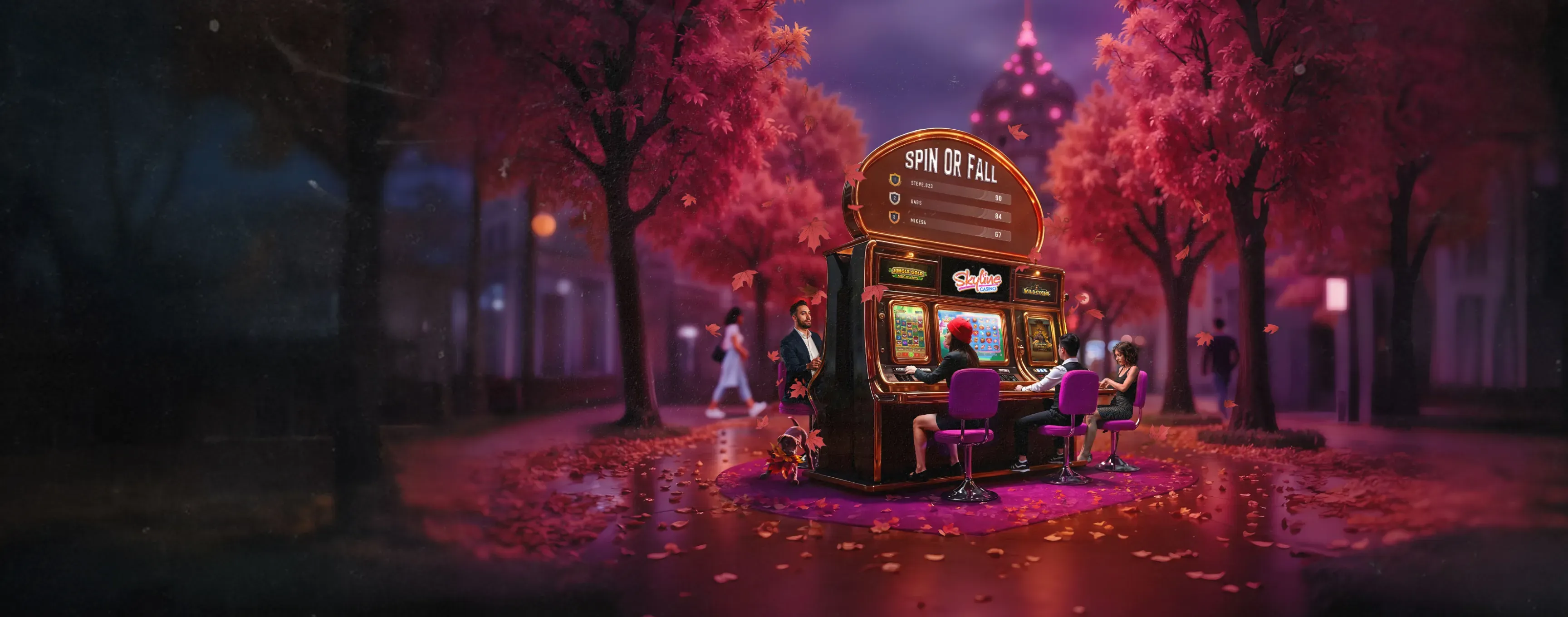 Leadearboard Spin or Fall Leaderboard