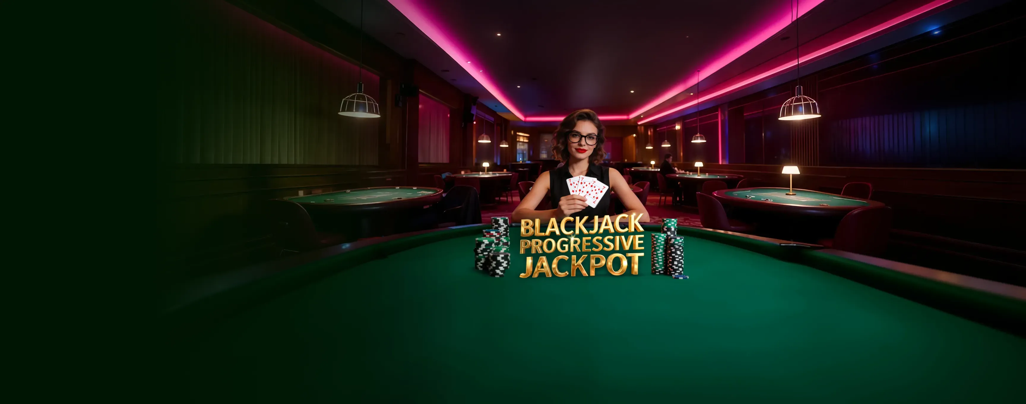 Super 7-7-7 Blackjack Progressive Jackpot