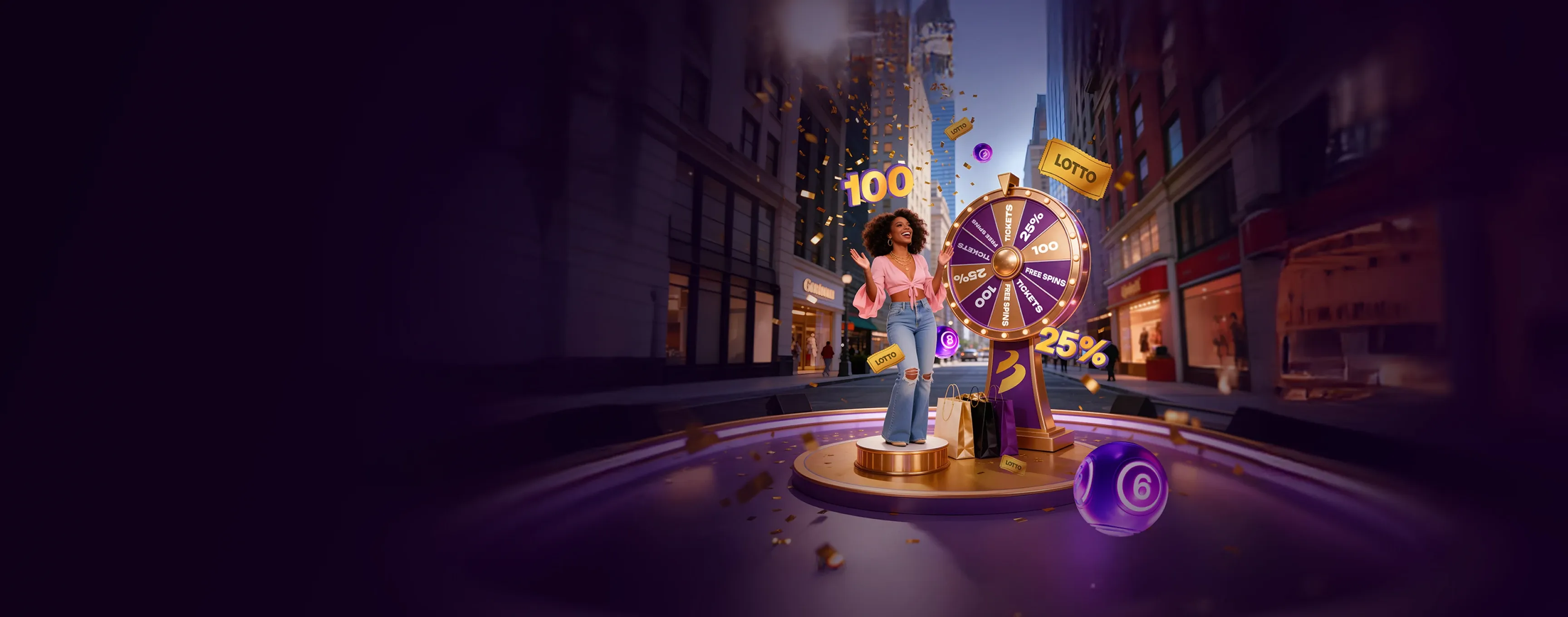 25% Lotto & Spins Reload Combo  