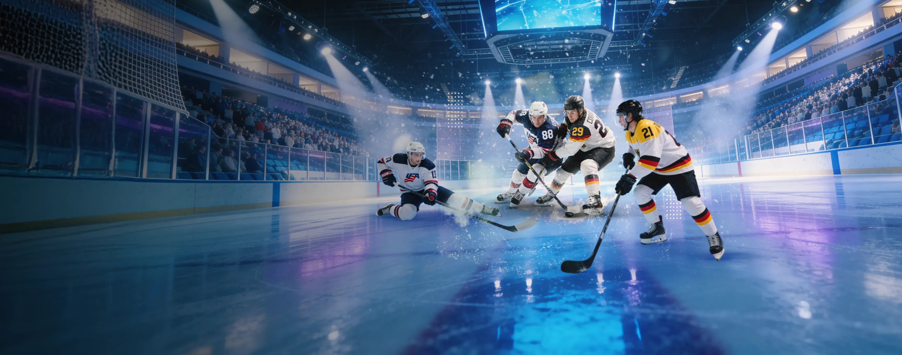 NHL Patriotics Pucks