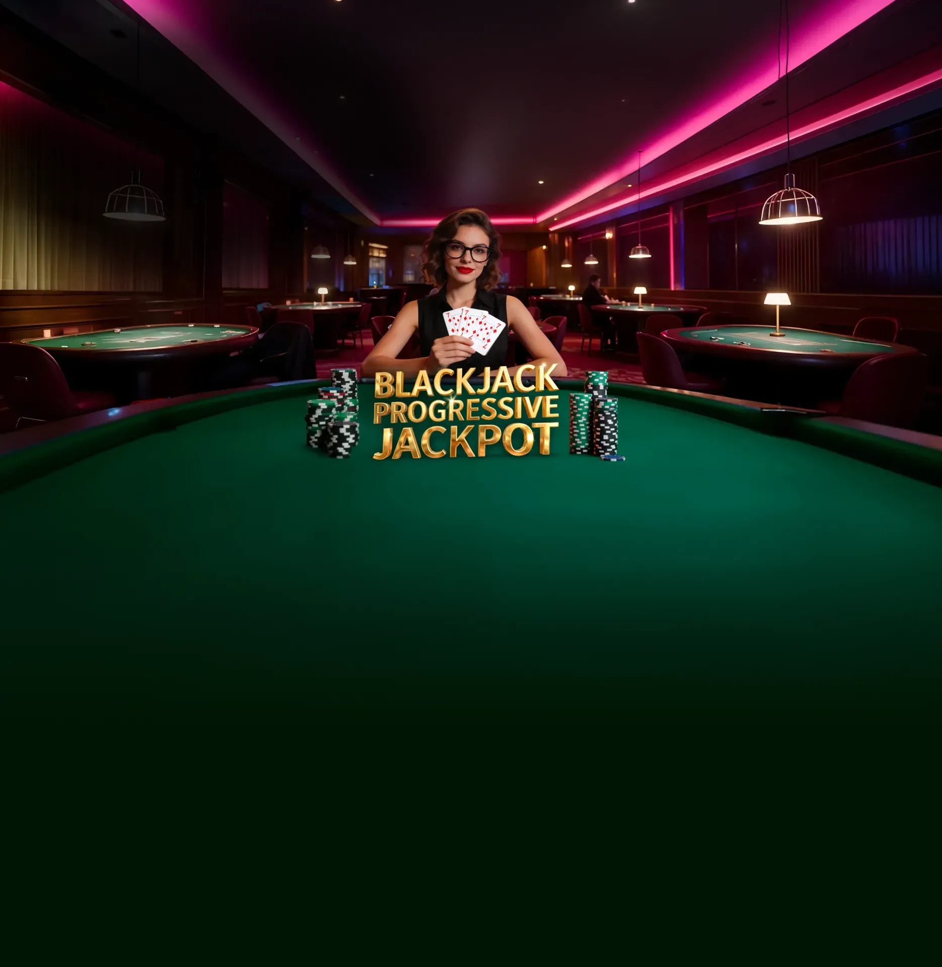 Super 7-7-7 Blackjack Progressive Jackpot