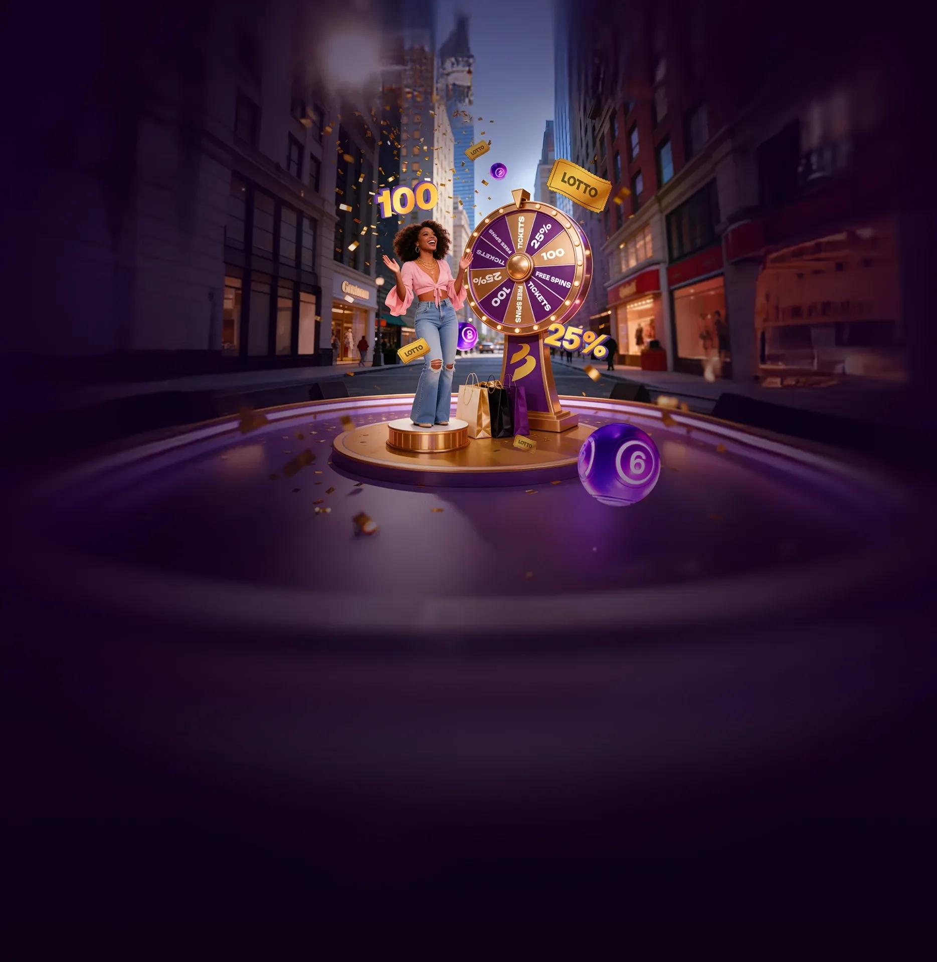 25% Lotto & Spins Reload Combo  