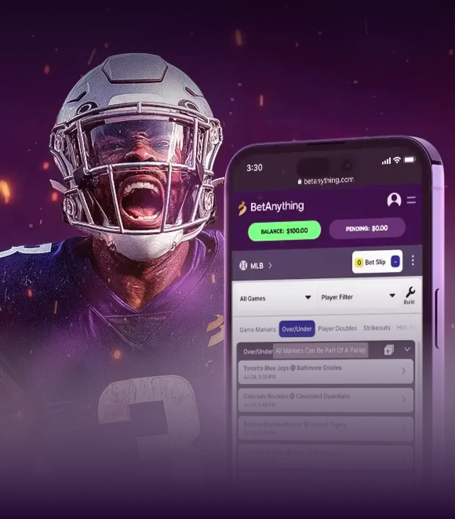 Props betting option